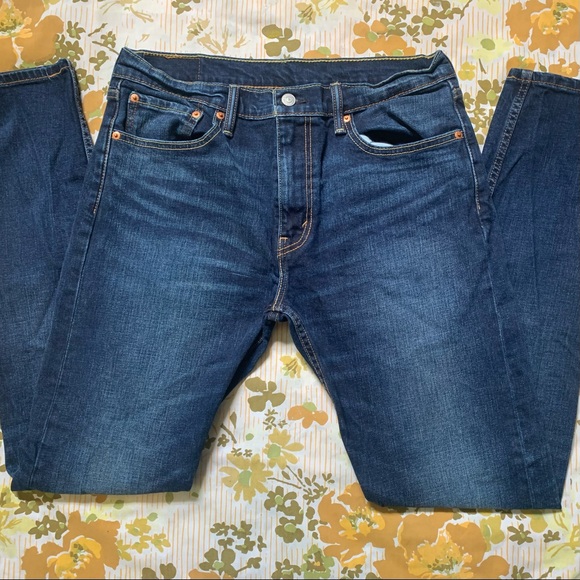 LEVI DARK WASH 512 JEANS - Picture 2 of 4